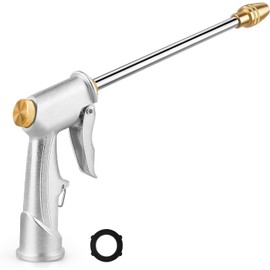 Garden Hose Nozzle, High Pressure Water Hose Nozzle Sprayer Head,fits 3/4” Garden Hose Thread,for Lawn & Garden,Washing Cars,Watering Garden,Cleaning