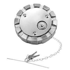 Tapón de combustible diésel de bloqueo de 3 1/2 pulgadas, rosca de campo 5.5 TPI, apto para Kenworth Freightliner Peterbilt Western Star, depósito de gasolina con bloqueo de tanque de camión 572.1036, SNV 431089 con 2 llaves, 1 paquete