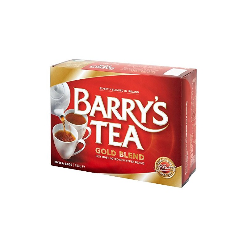 Barry's Tea, Gold Blend, 80 Tea Bags (Pack of 4)
