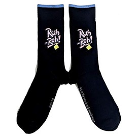 Mens Scooby-Doo Ruh-Roh! Black Socks 6-11 UK / 39-45 Eur / 7-12 US