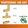 Pex Fittings 1/2 Inch, 36 PCS SUNGATOR 1/2 Inch Pex