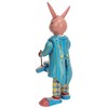 Rabbit Clockwork Toy Retro Metal Swinging Drumming Rabbit Wind Up