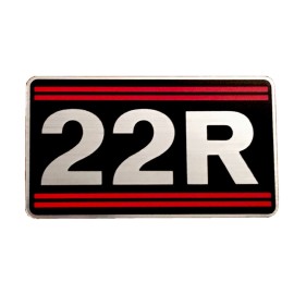 Genuine Toyota 22R Engine Name Plate Decal Sticker 4Runner Pickup Celica Corona
