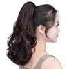 SYXLCYGG Claw Clip Pony tail Extensions Dark Brown Ponytail Clip