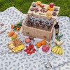 WILLOW WEAVE Picnic Basket with Table, Wine Picnic Basket Set