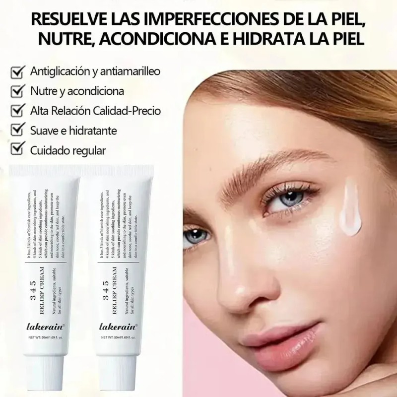 Crema De Alivio Commodity345, Crema Hidratante Facial Corean