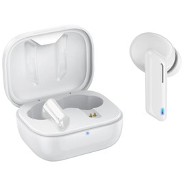 Enjoy Kashimura effortlessly! NBL-114 Codec AAC Compatible Earphones, Completely Wireless Stereo Earphones, WH (White)