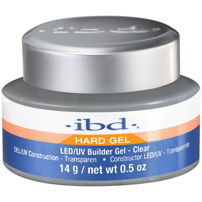 IBD Hard Gel LED/UV Builder Gel Clear – Nail Builder
