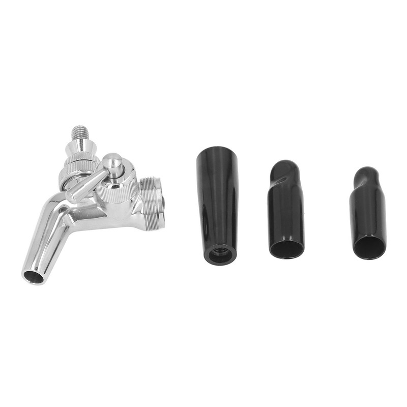 Beer Flow Control Faucet Stainless Steel Beer Tap with Dust