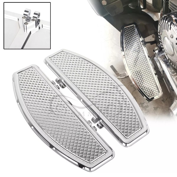 Unbranded Chrome Driver Floorboard For Harley Touring Electra Street Glide