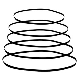Premium Turntable Belt Replacement for Technics and Pioneer - 5 Sizes Folded Length 121,172,178,190,195mm Japanese Rubber Drive Belt Kit