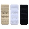 Chanie Women Pack of 3 Soft Comfortable 2 Hooks Bra