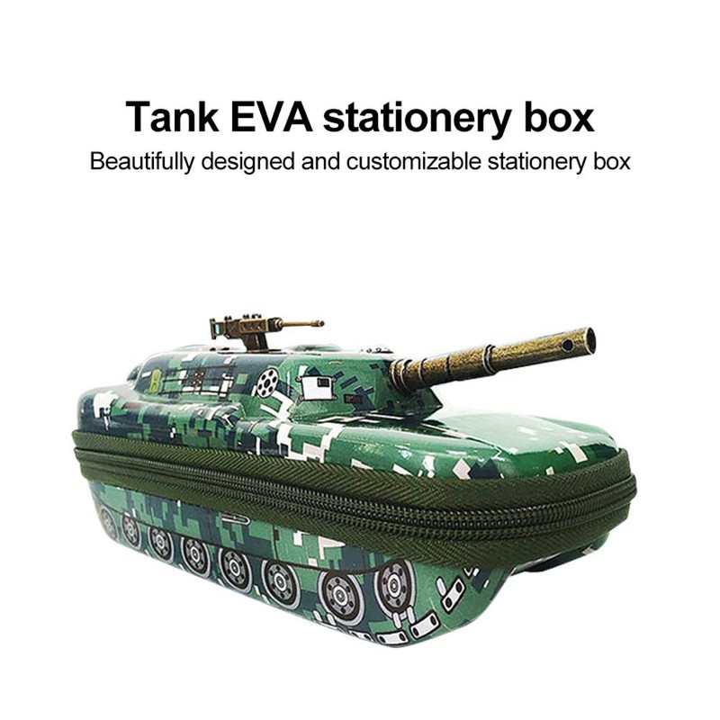 Tank Pencil Case Large Capacity Pencil Pouch Tank Pen Pouch