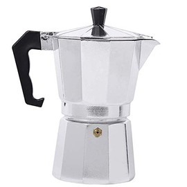 Kaffeebereiter aus Aluminium, Perkolator, Espressokocher, traditionelle Herdplatte, Kaffeebereiter, Größe 1 Tasse, 2 Tassen, 3 Tassen, 6 Tassen, 9 Tassen, 12 Tassen (9 Tassen)