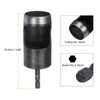 sourcing map Leather Hollow Punch 1/4 Hex Shank for Drills,