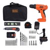 BLACK+DECKER 20V MAX Drill & Home Tool Kit, 34 Piece