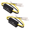 VOANZO Pack of 2 Resistance Indicators LED Motorcycle LED Power