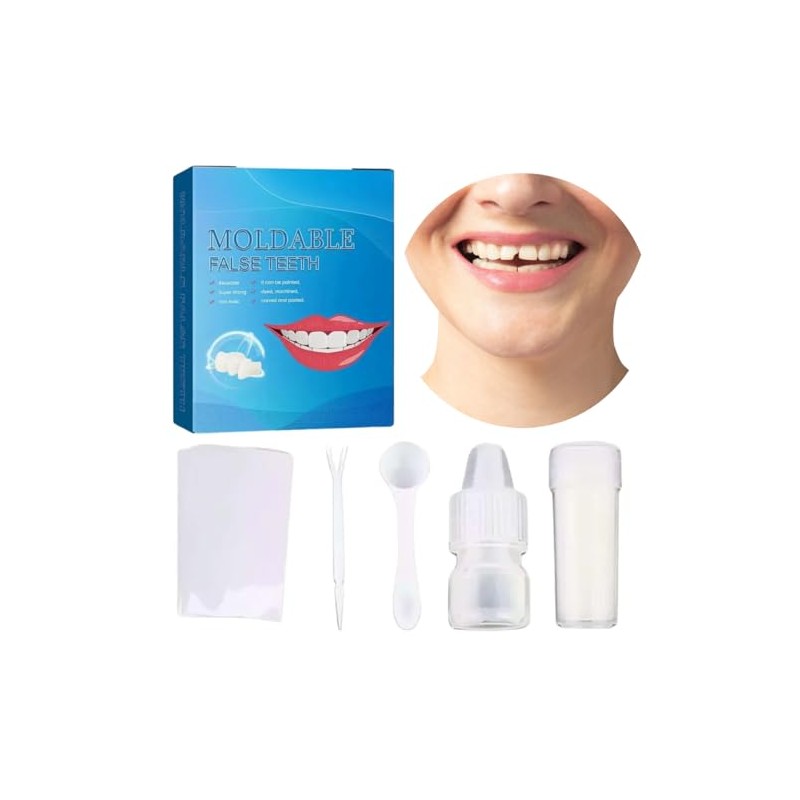Universoenl?nea.com | Kit Reparaci?n Temporal Dientes Rotos Postizos Empaste Falso,