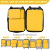 Gonex Compression Packing Cubes Extensible Organizer Bags For Travel Suitcase