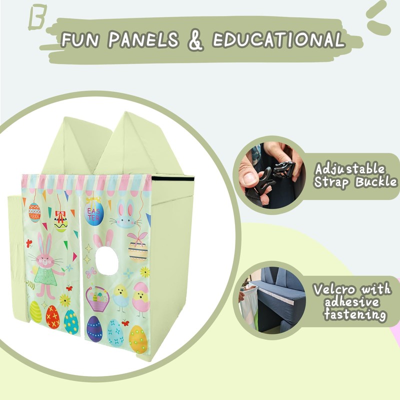 Ordicoeur Kids Removable Easter Play Panel Modular Play Couch (Couch