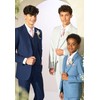 Boys Formal Suits Beige Teenager Suit for Boys Dress Clothes