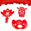 15 Styles 30Pcs Chinese New Year Window Stickers, Lunar New
