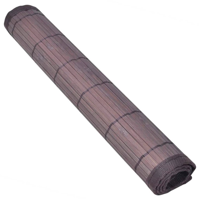 vidaXL 6 Bamboo Placemats Kitchen Dining Room Oriental Coaster Table