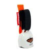 swisstrailbell® Mexico Edition White Bell: Orange Mariposa, Orange Band, Bicycle