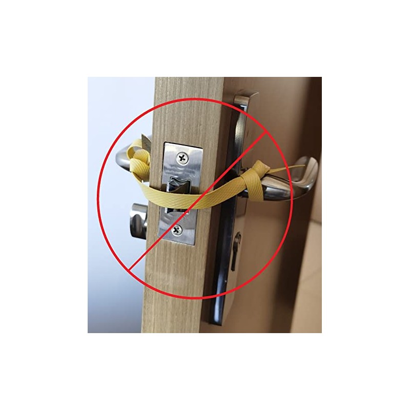 12 Pack Lockdown Magnetic Strips Door Security Devices Thin Magnetic