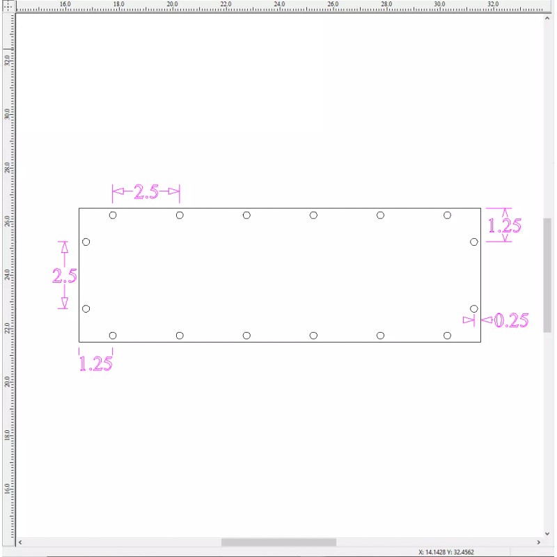 Sundown Audio Blank 15” X 5” Plexiglass Viewing Window 3/4"