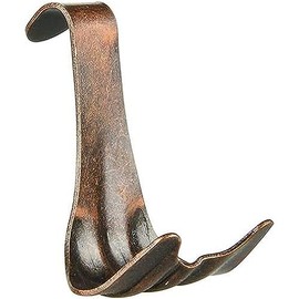Romak 202030 Florentine Bronze Plated Picture Rail Moulding Hook Card of 4, 48 X 34mm