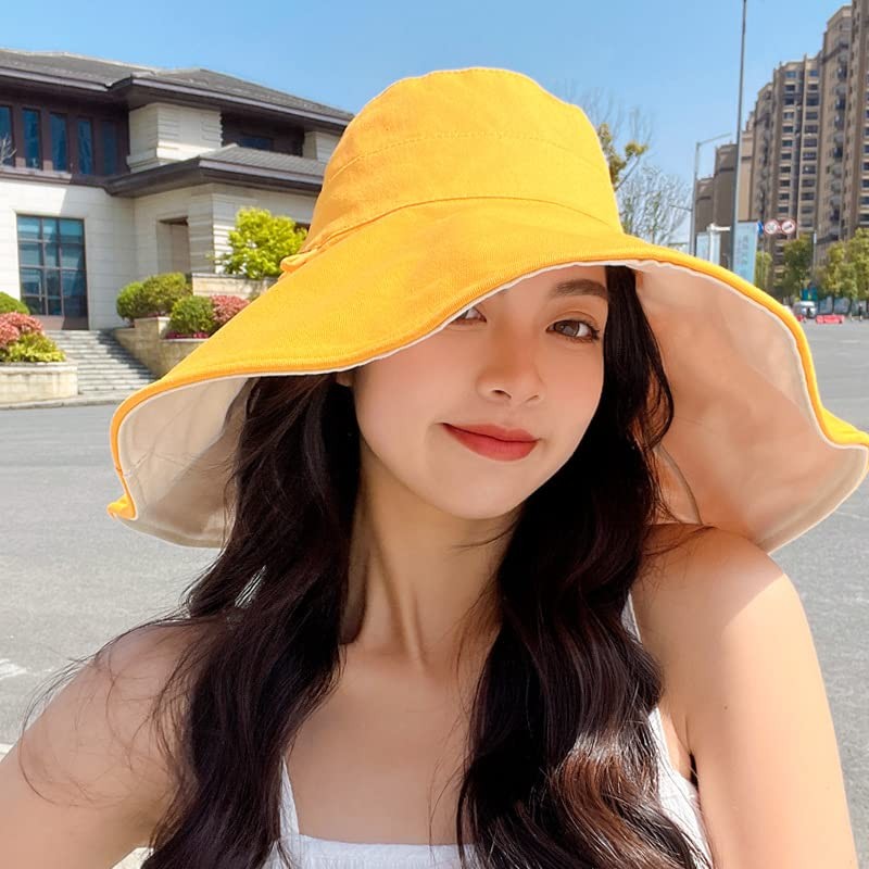 NEWKIBOU Sombrero de Sol para Mujer de Ala Ancha UPF