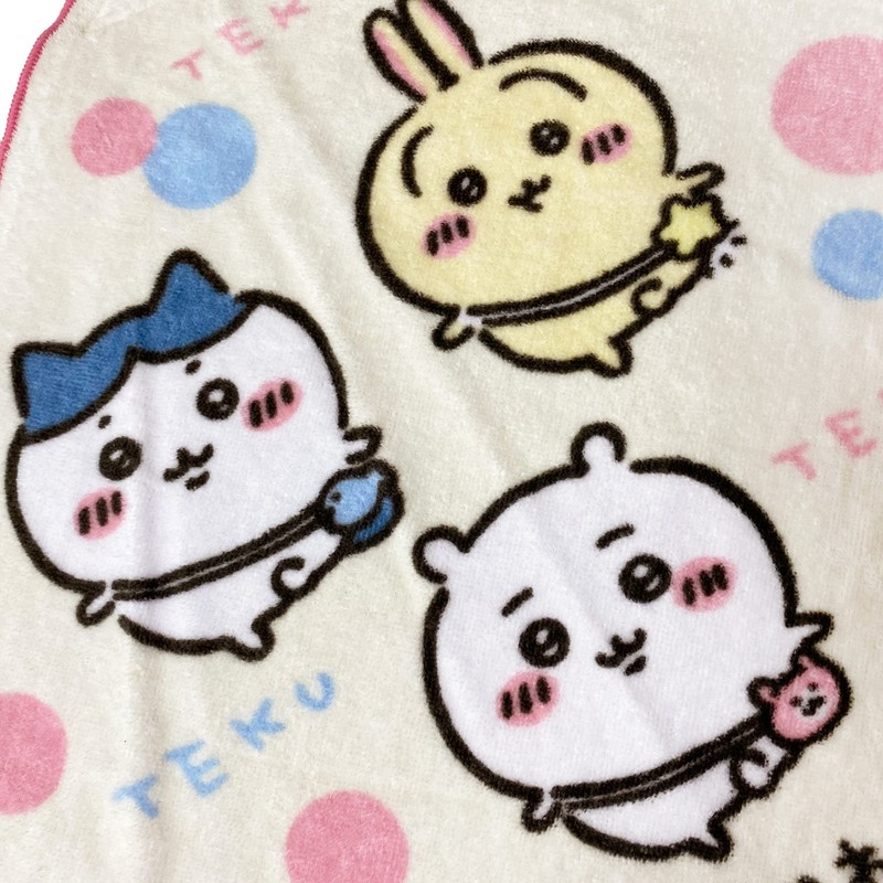Marushin 0775013000 Loop Towel, Chiikawa, Teku, Character, Kindergarten, Elementary School,