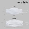 [10 PCS] 25% LARGER KF94 Face Mask - X-LARGE WHITE