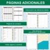 Agenda Diaria Doxungoo 2026 A5 Anillada con Espiral Metálico y