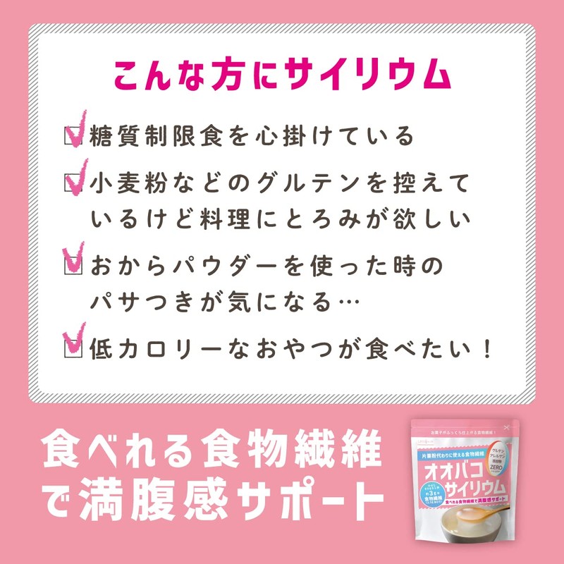 LOHAStyle(ロハスタイル) オオバコ サイリウム 250g 国内製造 サイリウムハスク 不溶性食物繊維 香料・着色料・保存剤不使用