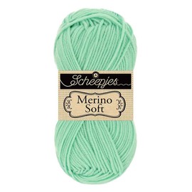 Scheepjes 1679-628 Merino Soft Baumwolle Garn, 50% Superwash-Merinowolle Mikrofaser 25% Acryl-Mischgewebe, 628 Botticelli, 1x50g