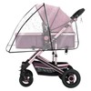Universal Rain Cover for Pushchair, Transparent PVC Pram Rain Cover