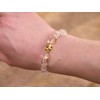 Elephant Bracelet with Genuine 8 mm Natural Stone Beads and