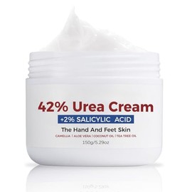 42% Urea Cream, Cracked Heel Repair Cream, Urea Foot Cream for Cracked Heels and Dry Skin, Foot Cream - Skin Care for Feet,Heels,Hands,Knees,Legs