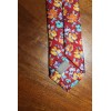 DANIEL CREMIEUX MENS SIGNATURE COLLECTION NECKTIE LINEN & SILK FLORAL