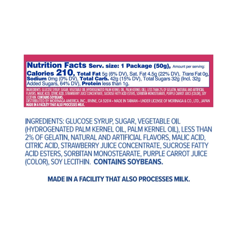 HI-CHEW Strawberry Sticks, 15-Pack, Soft & Chewy Candy, 1.76oz Each,