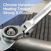 DAKCOS Flexible Head Ratchet Combination Wrench Spanner 15mm Chrome Vanadium