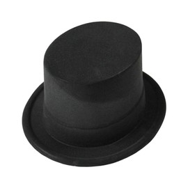 SUXINRY Magician's Top Hat for Adults, Black Color, Unisex, All Ages, Party, Cosplay, Masquerade, Theme Event