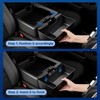 DAZANZAN Center Console Hanging Organizer Tray for Chevy Silverado/Sierra 1500(2019-2026)