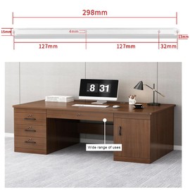 10 Pcs Draw Runners 298mm Plastic Cabinet Sliders White Draw Runners Replacement for Kitchen Bedroom in Grooved Drawers