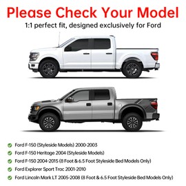 Zekrom Tie Down Anchors for Ford F150 2000-2017 Tie Down Hooks Anchors, 6PCS Tie Downs Anchors Hook Kits for Styleside F-150 2004-2017 /Explorer Sport Trac 2001-2010 Inner Bed Tie Downs Hooks