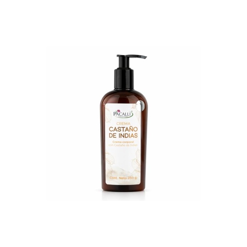 PACALLI Crema Castaño de Indias 250g - Hamamelis, Gotu Kola