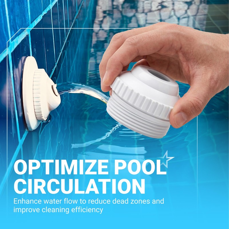BlueStars Upgraded Pool Jet Nozzles SP1419D Directional Flow Hydrostream Return
