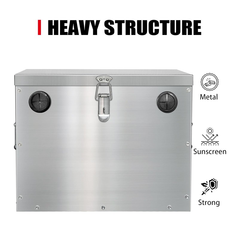 12V Car/RV/Marine Battery Box, Assemble Stainless Steel Battery Relocation Kit